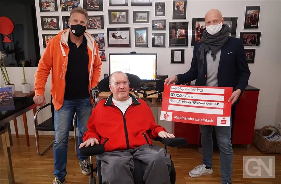 GMP Stiftung spendet 5000 Euro an Harald-Kröner-Freundeskreis