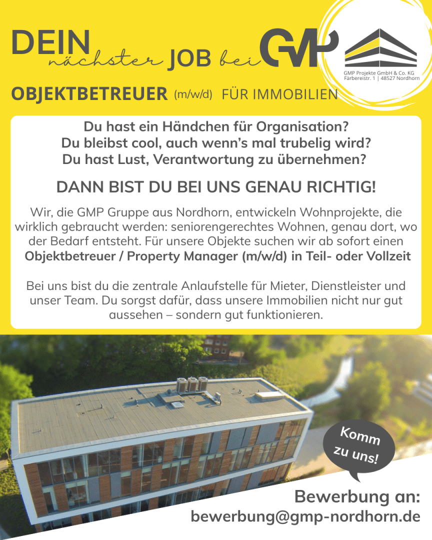 Vielleicht suchen wir genau dich?